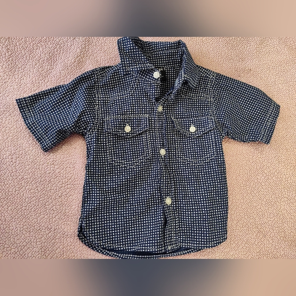 12 month boys button up shirt